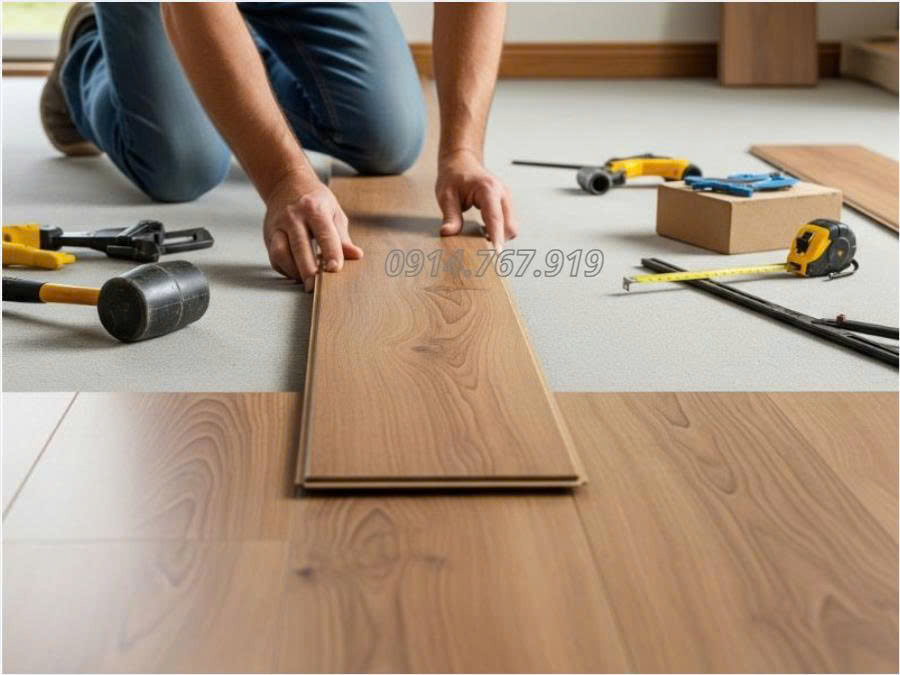 Giá sàn gỗ công nghiệp mới nhất năm 2026