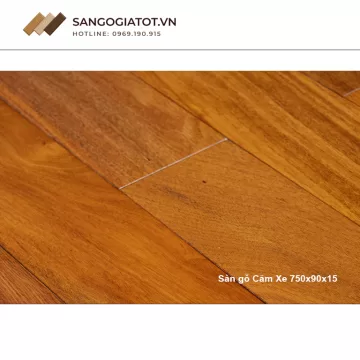 Sàn gỗ Căm Xe 750x90x15