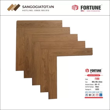 Sàn gỗ Fortune 12mm xương cá – FX90