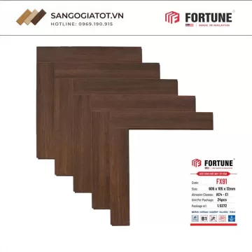 Sàn gỗ Fortune 12mm xương cá