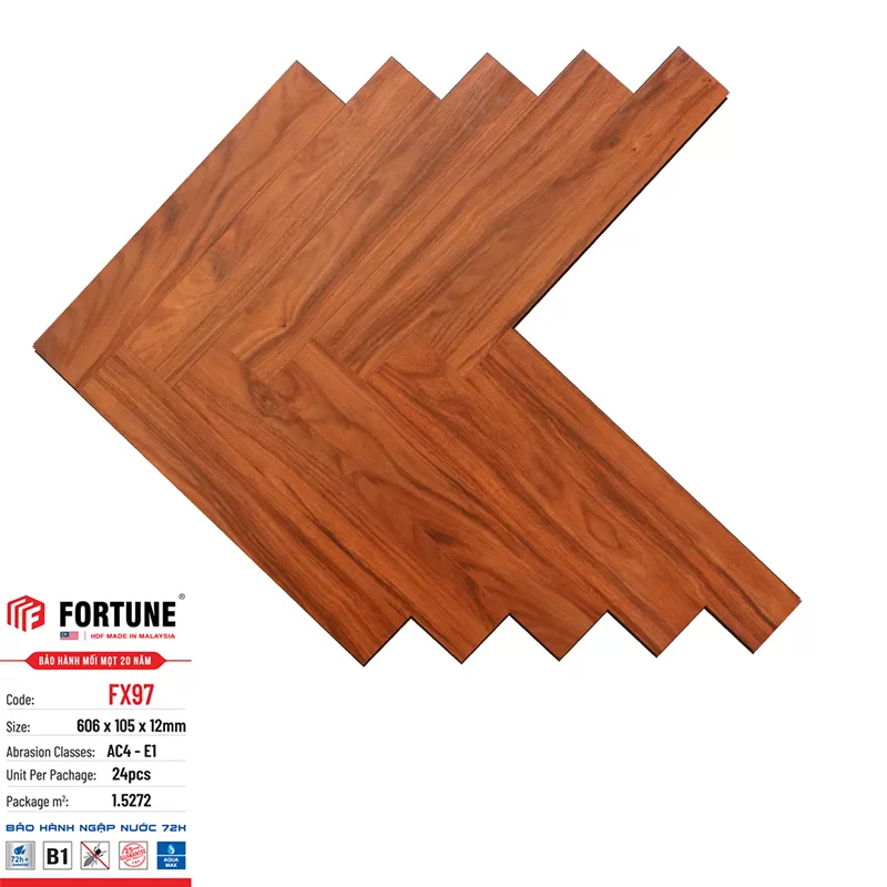 Giới Thiệu Chung Về Sàn Gỗ Fortune 12mm Xương Cá – FX97