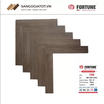 Sàn gỗ Fortune 12mm xương cá – FX98