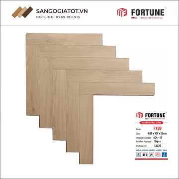 Sàn gỗ Fortune 12mm xương cá – FX99