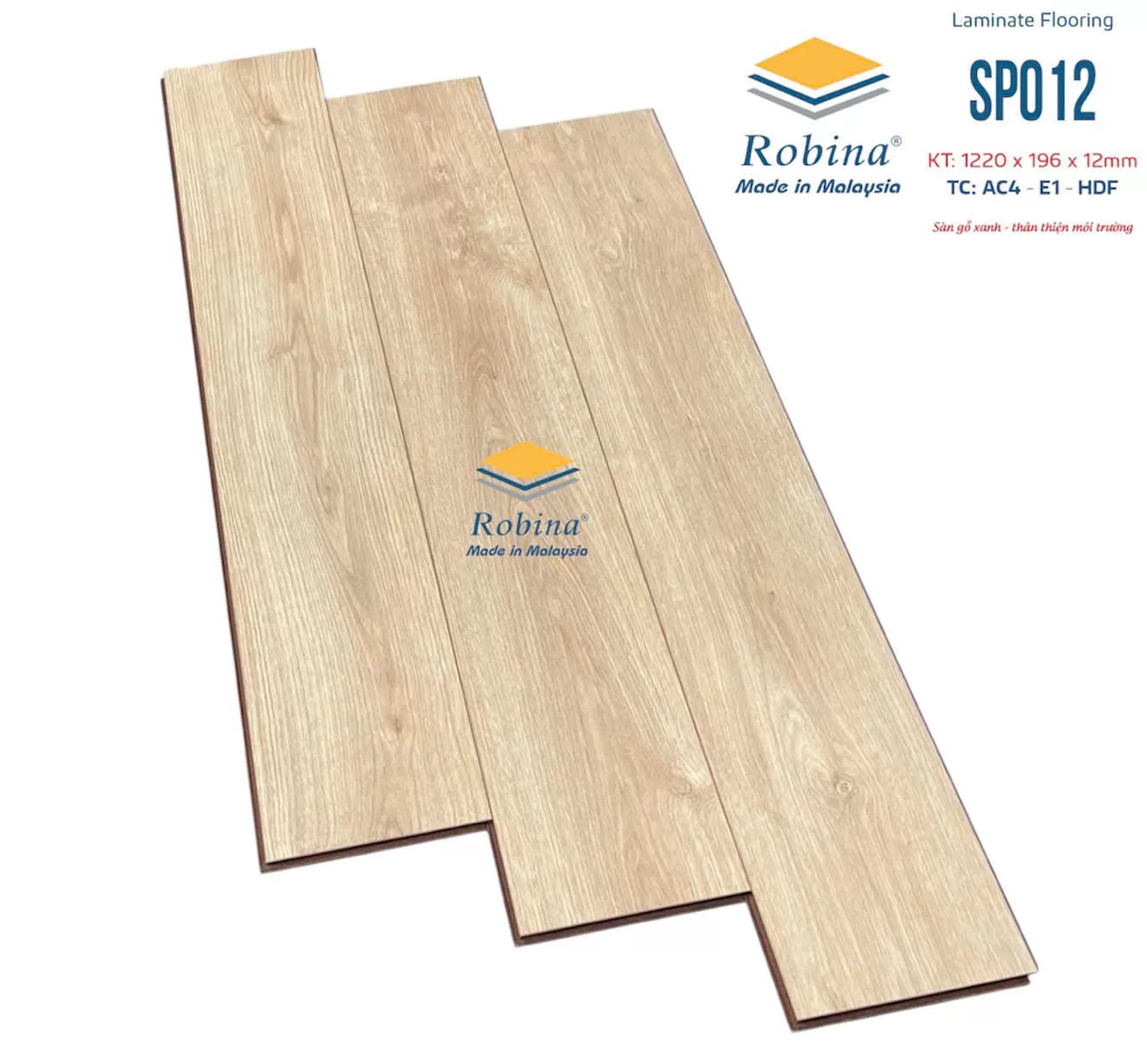 Sàn gỗ Robina 12mm bản to – SP012