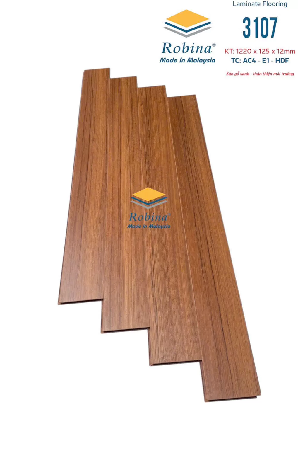 Sàn Gỗ Robina 12mm Bản Nhỏ