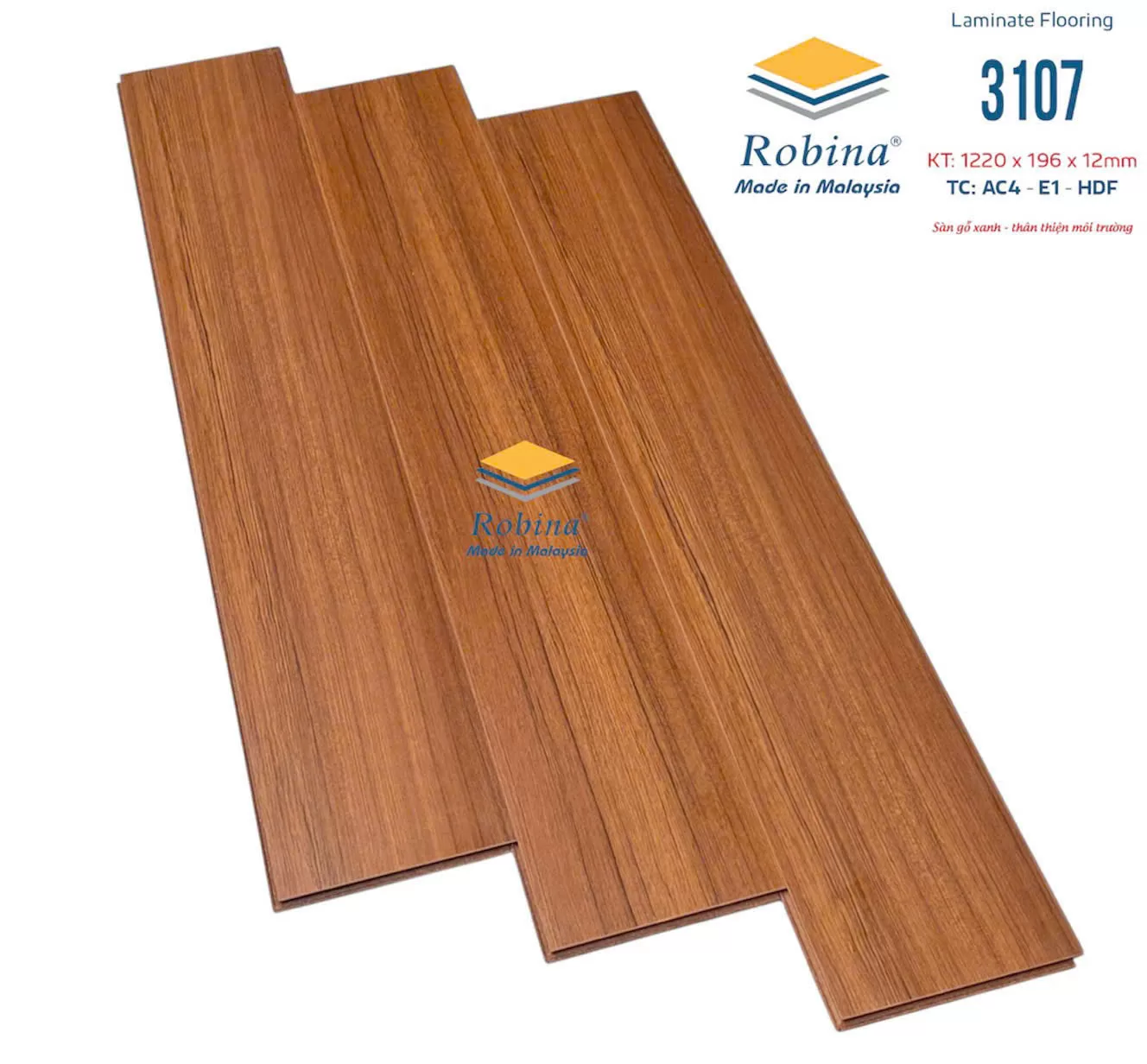 Sàn Gỗ Robina 12mm Bản To