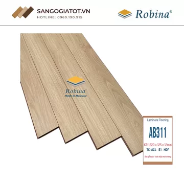Sàn gỗ Robina 12mm bản nhỏ – AB311