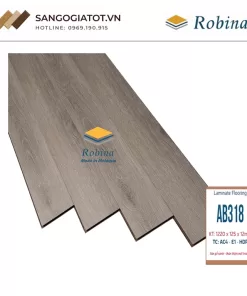 Sàn gỗ Robina 12mm bản nhỏ – AB318