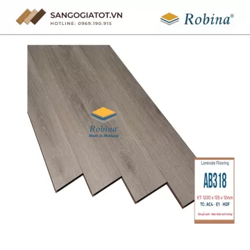 Sàn gỗ Robina 12mm bản nhỏ – AB318