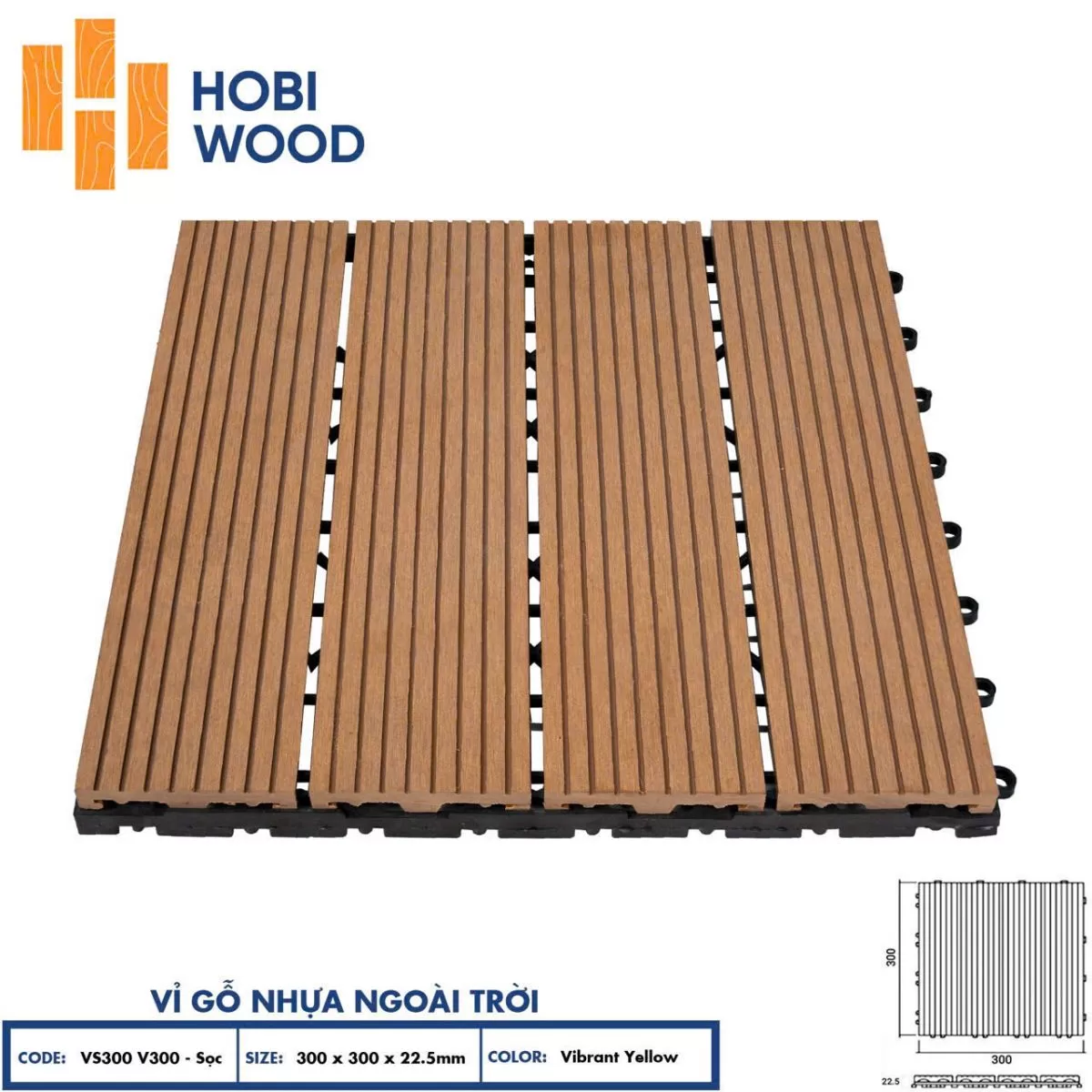Sàn nhựa giả gỗ Hobiwood