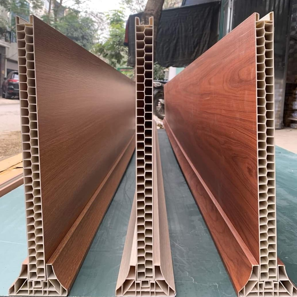Cấu tạo của vách ngăn nhựa giả gỗ 2 mặt