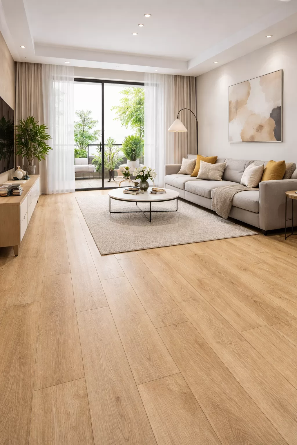 Ứng dụng thực tế của sàn gỗ Robina 12mm bản to