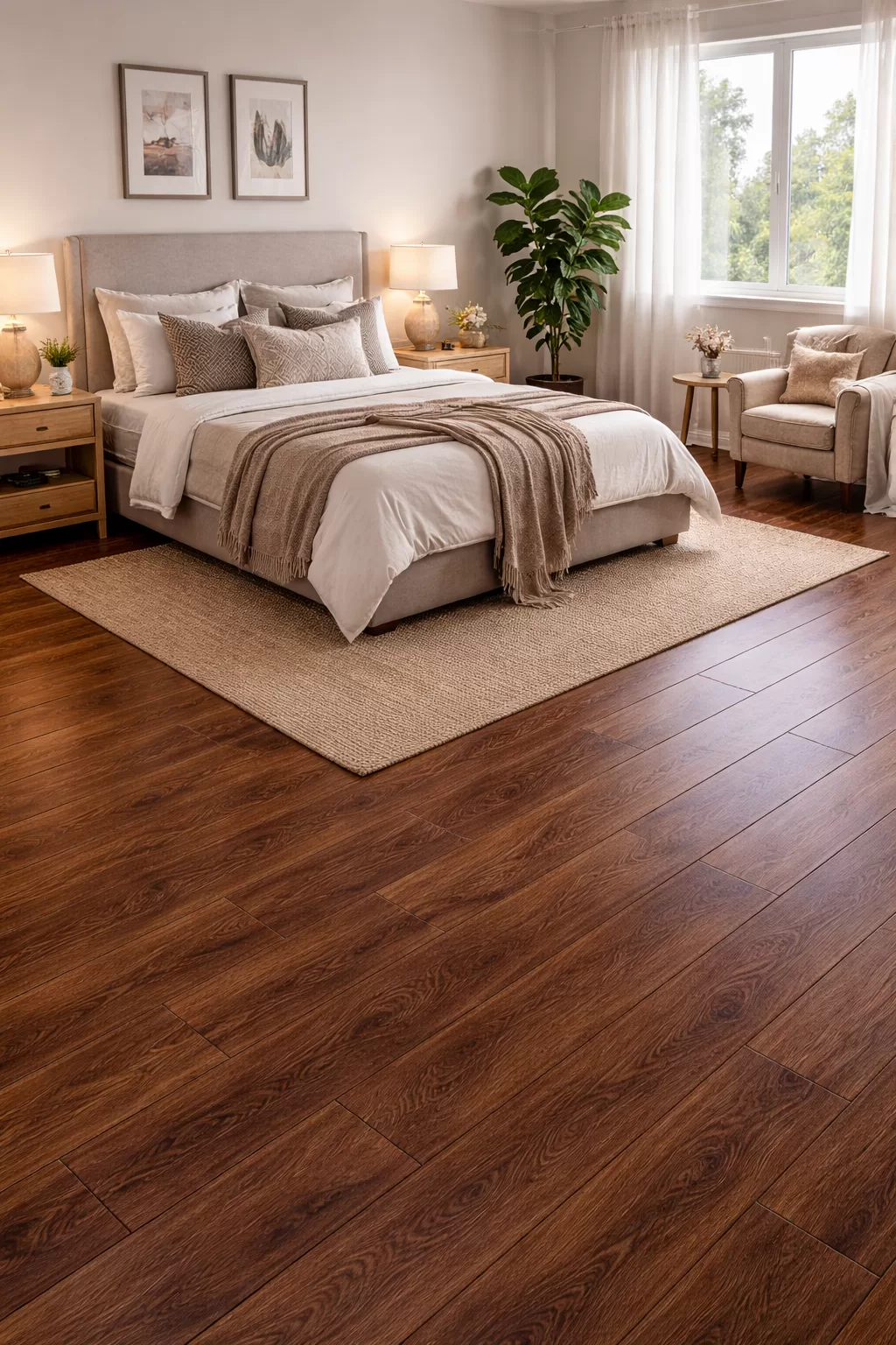 Sàn Gỗ Robina 12mm Bản Nhỏ – Chắc Chắn, Tinh Tế Và Bền Bỉ