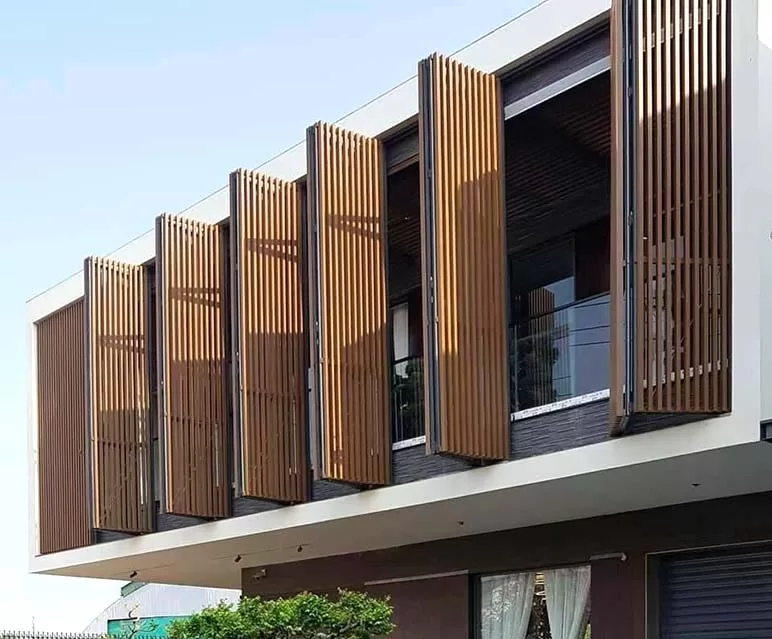 Các loại lam chắn nắng phổ biến