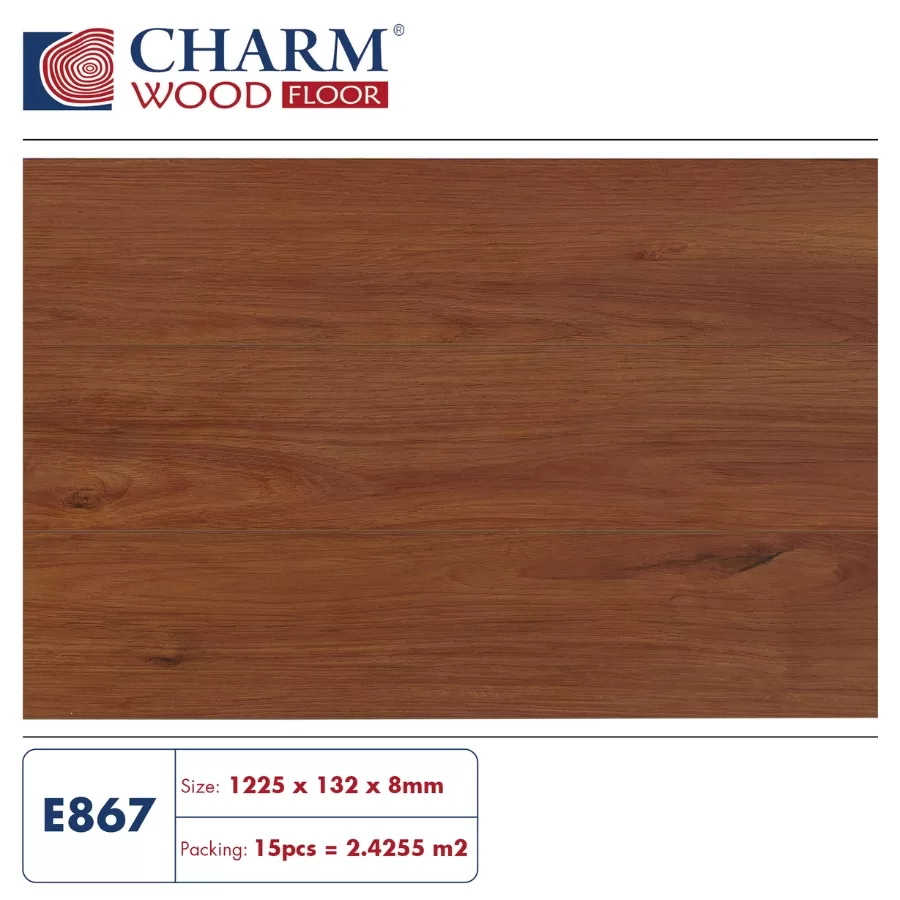 Đặc Điểm Nổi Bật Của Sàn Gỗ Charmwood 8mm E867