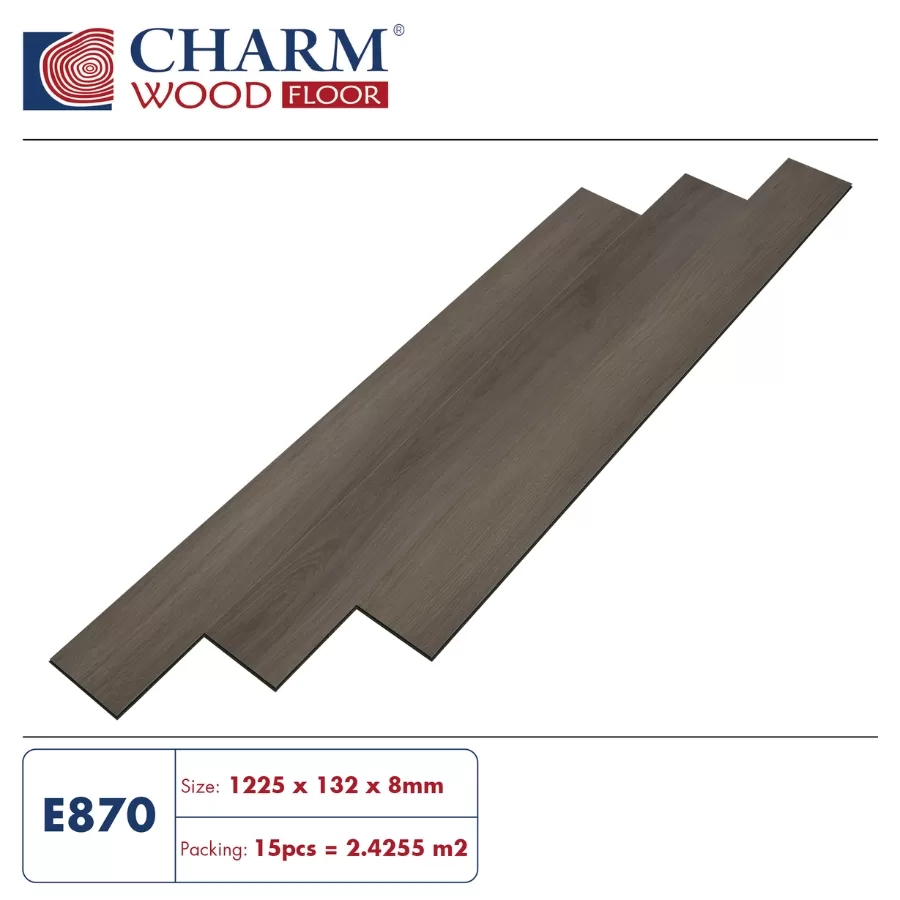 Thông Số Kỹ Thuật Sàn Gỗ Charmwood 8mm E870