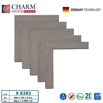 Sàn gỗ xương cá Charmwood 8mm X8382