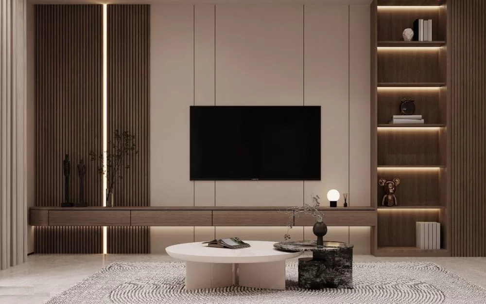 Ốp tường phòng khách