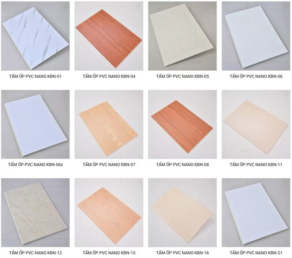 Tấm ốp tường PVC Nano