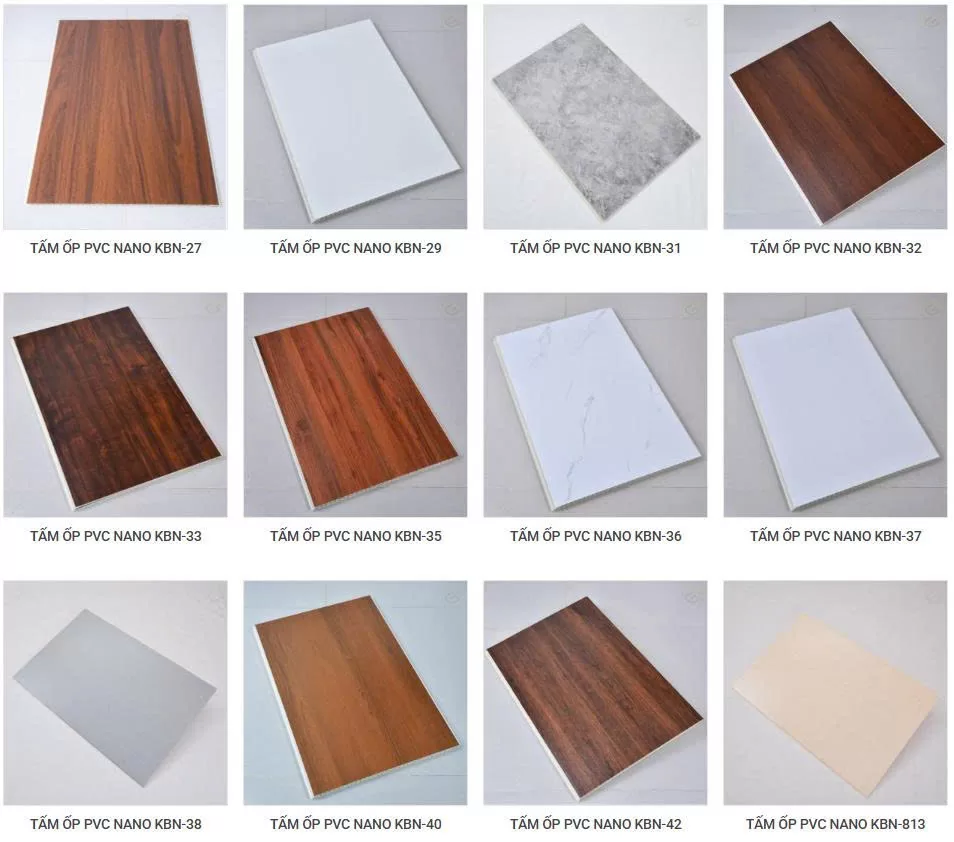 Tấm ốp tường PVC Nano