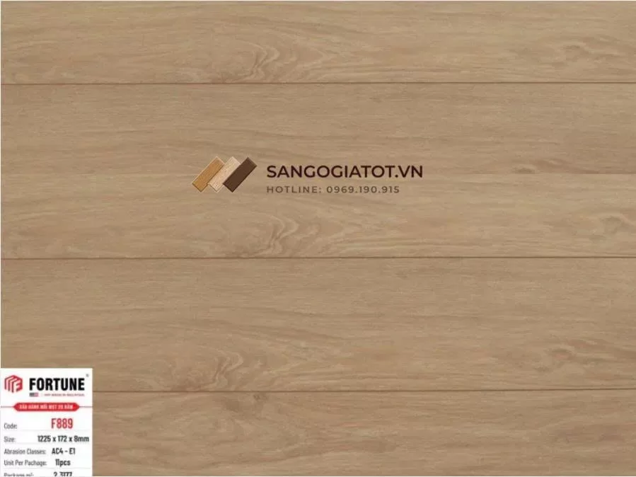 Sàn gỗ Fortune 8mm – F889