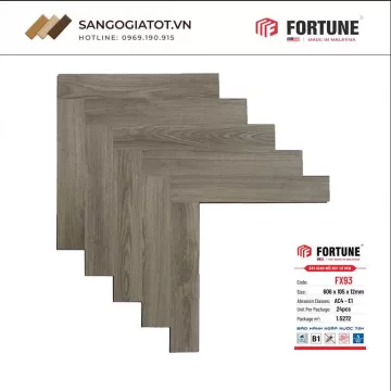 Sàn gỗ Fortune 12mm xương cá – FX93