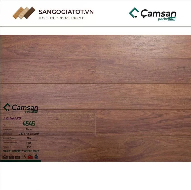 Sàn gỗ Camsan 10mm - 4545