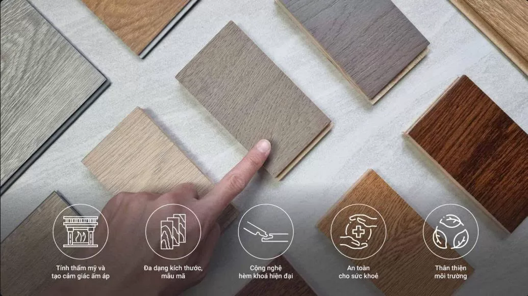 Ưu điểm nổi bật của sàn gỗ công nghiệp