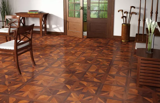 Ứng dụng thực tế của sàn gỗ hoa văn