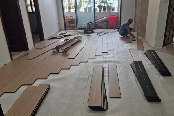 Ứng dụng của sàn gỗ cốt đen