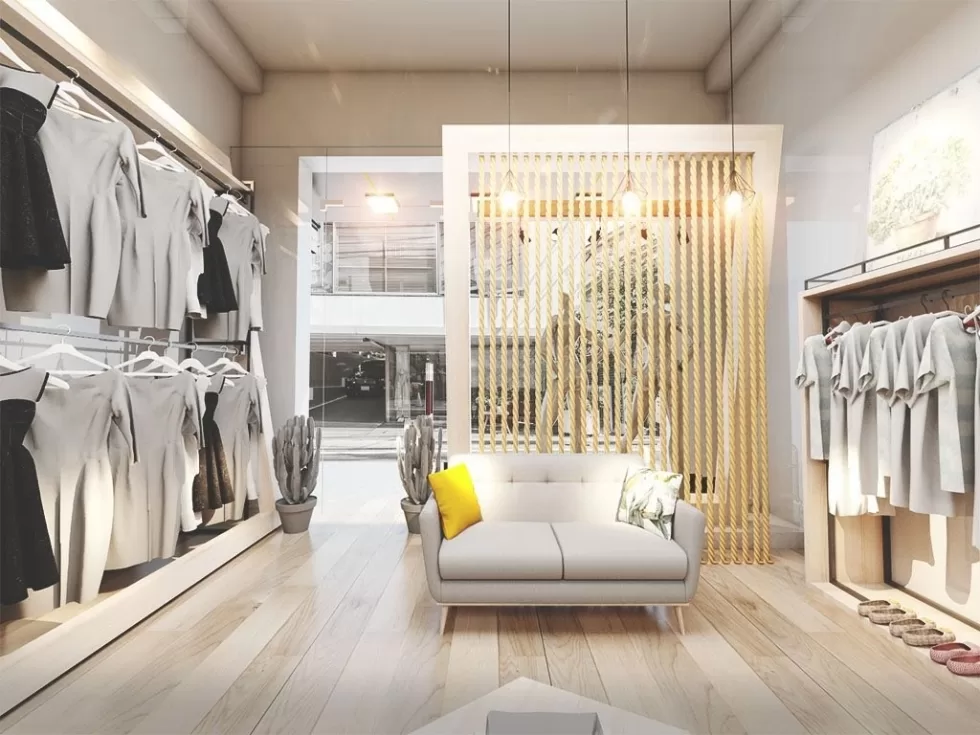 Lát sàn gỗ cho showroom và cửa hàng