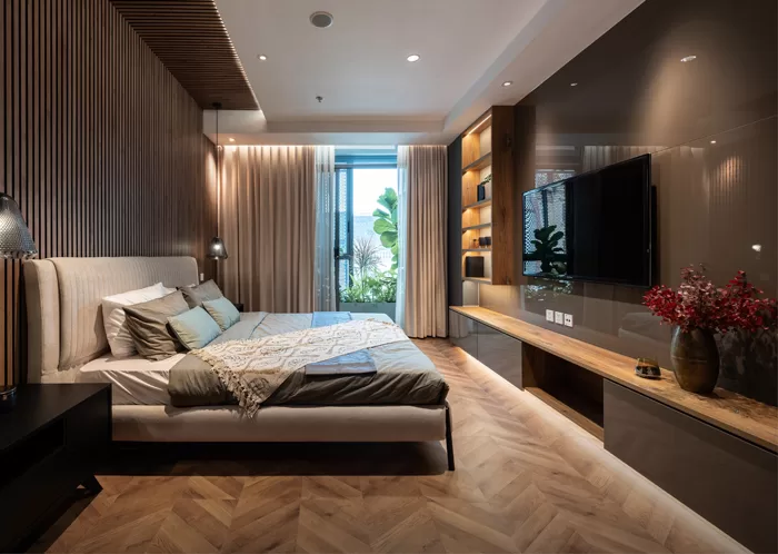 Lát sàn gỗ phòng ngủ